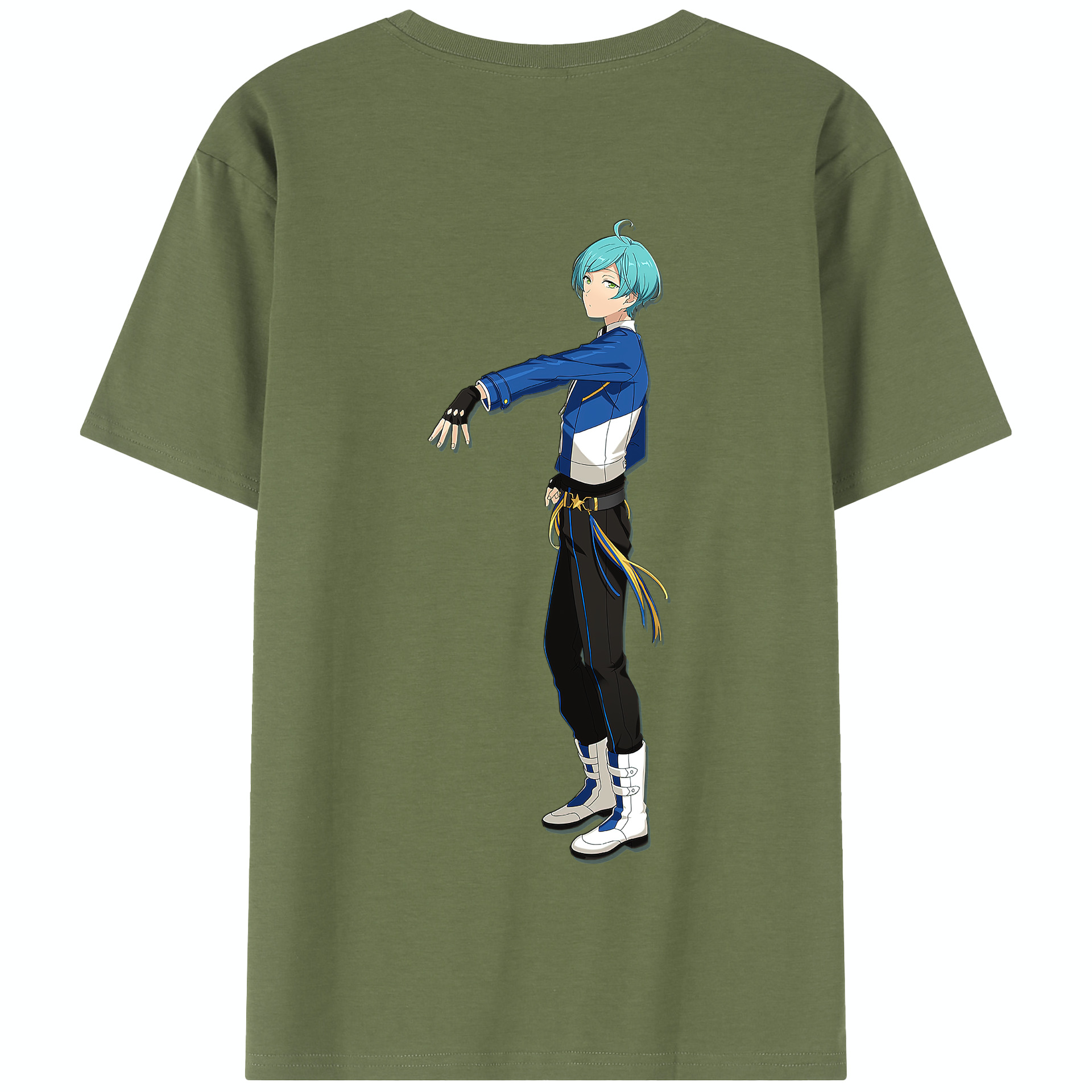 （画像用） あんさんぶるスターズ! Ensemble Stars 綿100％半袖Tシャツ（背面プリント）